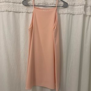 Peach swing dress